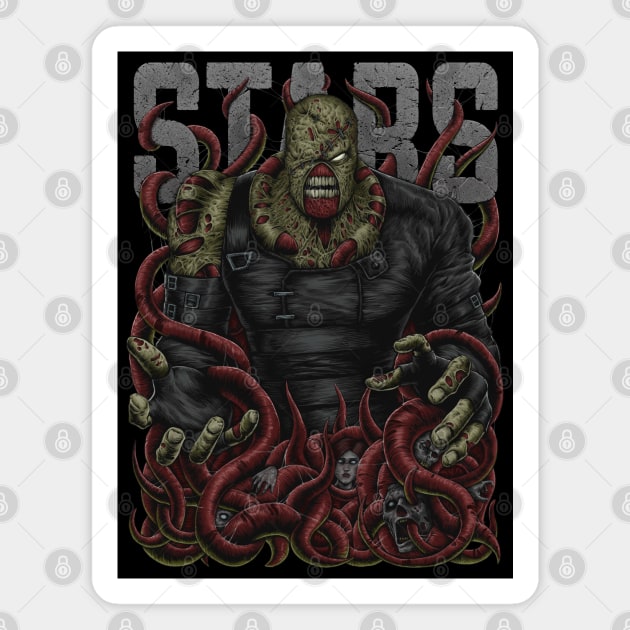 Resident Evil - Nemesis Magnet by d.legoshin.art